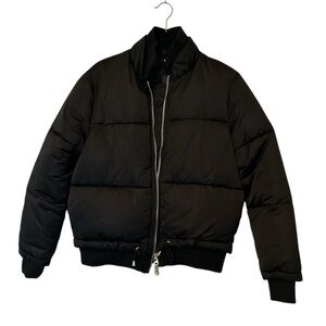 Topshop Black Puffer Jacket